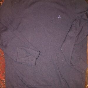 Brooks Brothers Dark Blue Crewneck Sweater